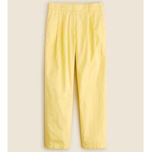 J. Crew Wide-leg Essential pant in cotton poplin sz 6